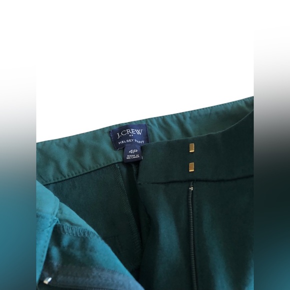 J. Crew Teal Flare Women's Pants - Picture 4 of 4